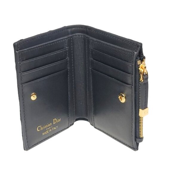 Miss Dior Dahlia Wallet Black Lambskin with Quilted Miss Dior Allover Motif - Picture 7 of 9